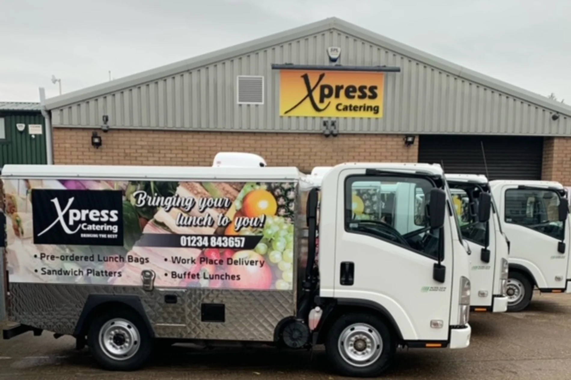 Food Delivery Service 2 xpress catering food delivery service van